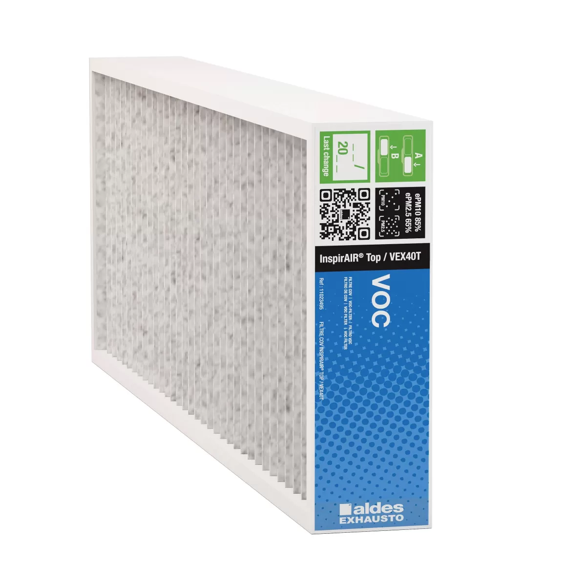 Brico 1 Filter Vos Voor Aldes Inspirair® Top Hot