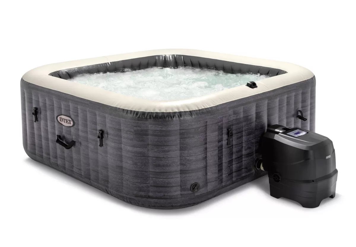 Brico Spa En Jacuzzi-28452 Purespa Bubble 6P Greystone Vierk.