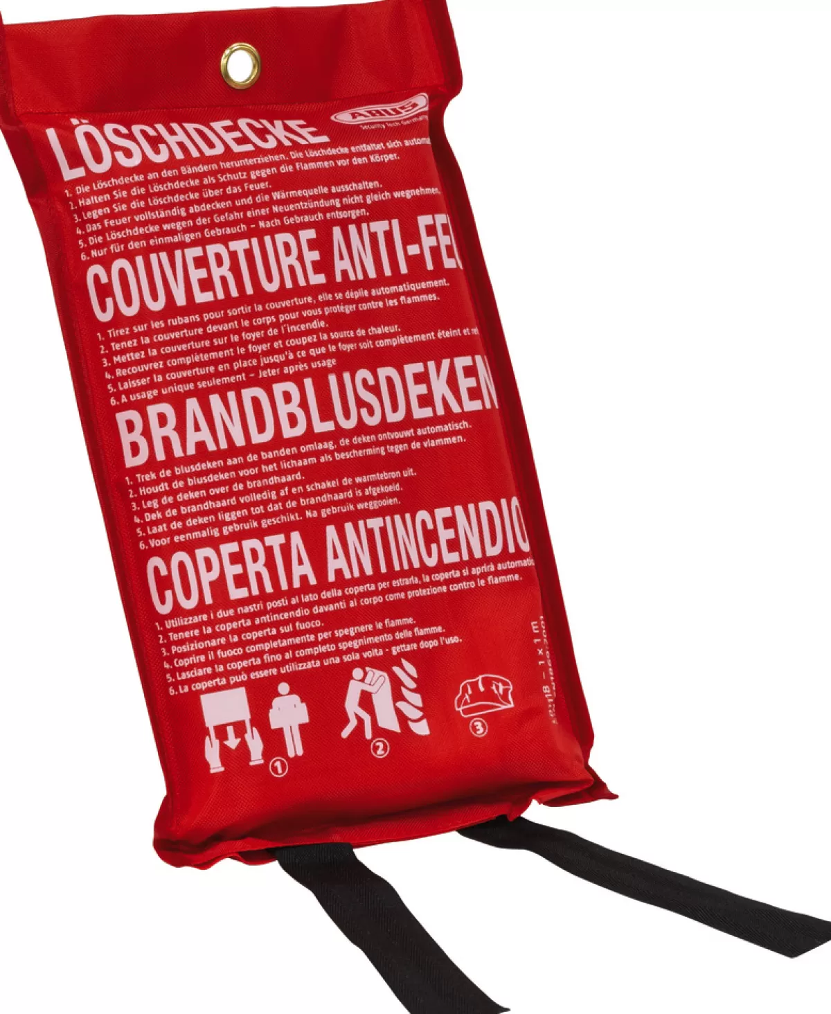 Brico Brandbeveiliging-Abus Blusdeken Ld1118 Fire Blanket Din En 1869:2001 1X1M