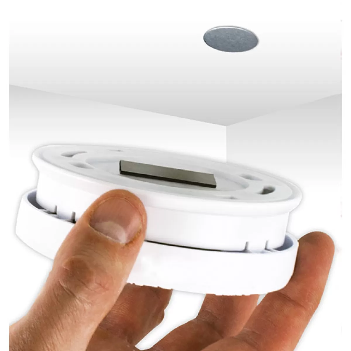 Brico Brandbeveiliging-Alecto Magnetische Montageset Voor Rook- En Koolmonixidemelders