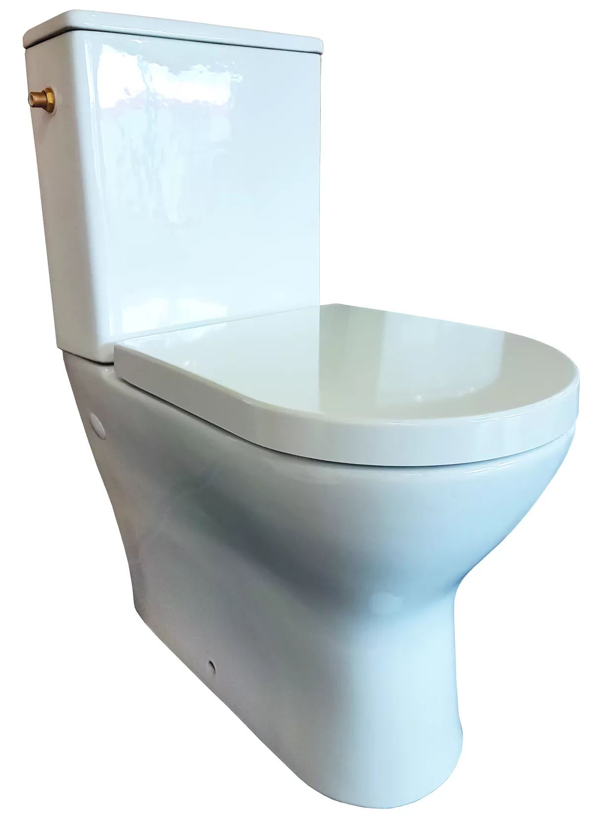 Brico Allibert Duoblok Toilet Kobalt I Universele Afvoeri Soft-Close Toiletzitting Wit Flash Sale