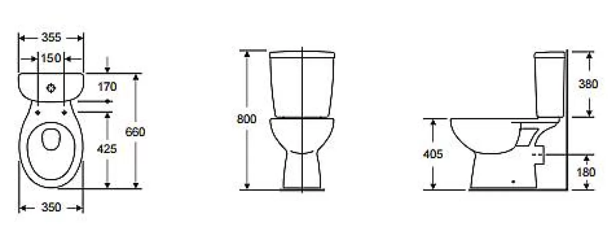 Brico Aquavive Duoblok Toilet Avisio I Pk Aansluiting I Randloos Toiletpot Wit Store