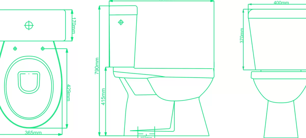 Brico Aquavive Duoblok Toilet Ippari I Ao Aansluiting I Soft-Close Toiletzitting Wit Cheap