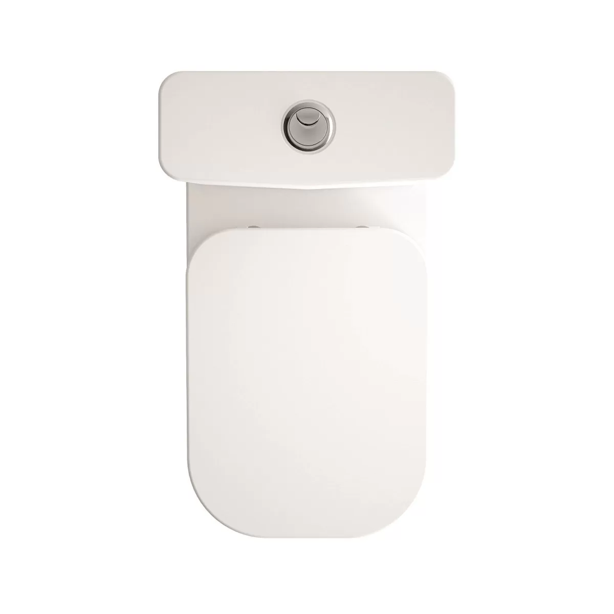 Brico Aquavive Duoblok Toilet Look | Soft-Close Toiletzitting | Universee Afvoer | Randloos Toiletzitting Wit New