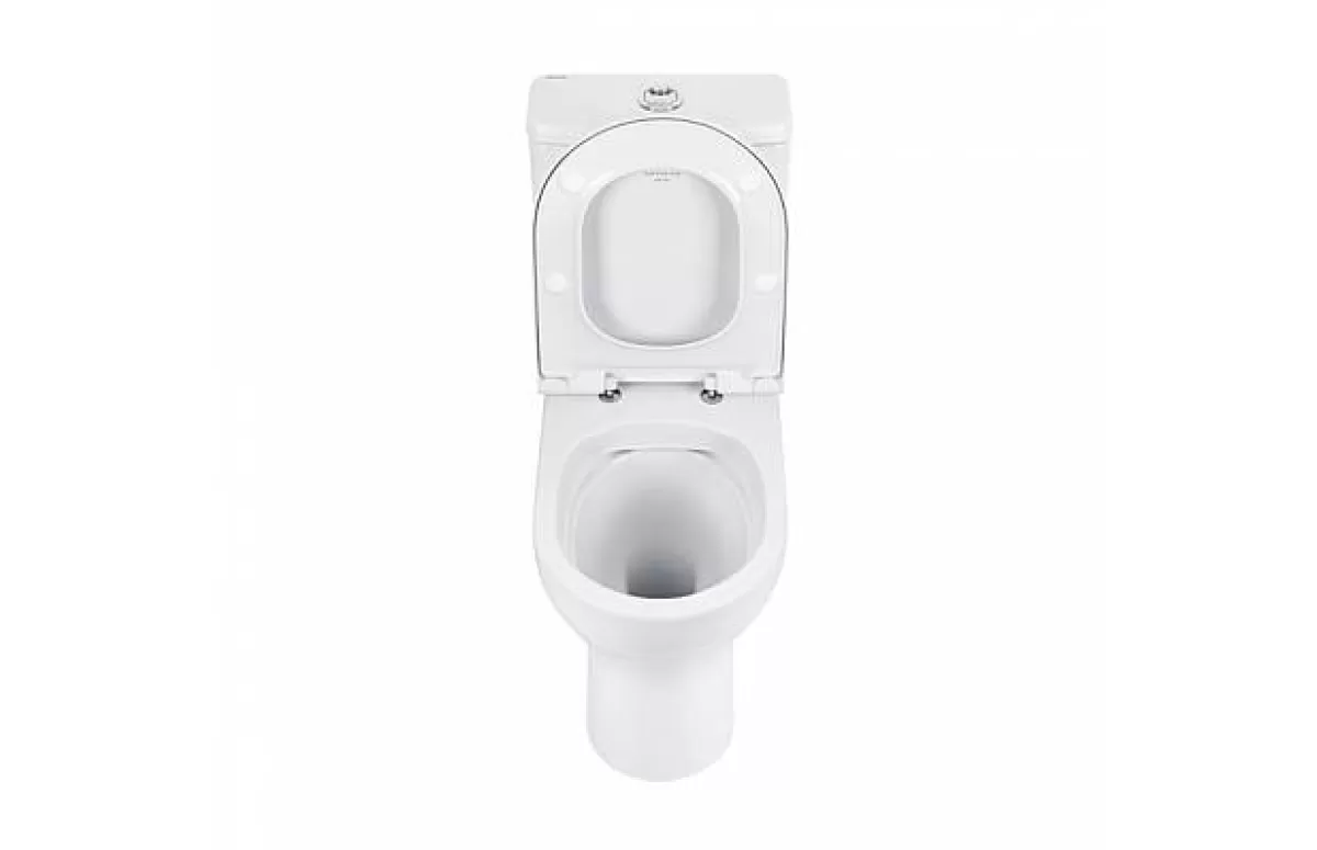 Brico Aquavive Duoblok Toilet | Universele Afvoer | Randloos | Verhoogd +7Cm | Wit Hot