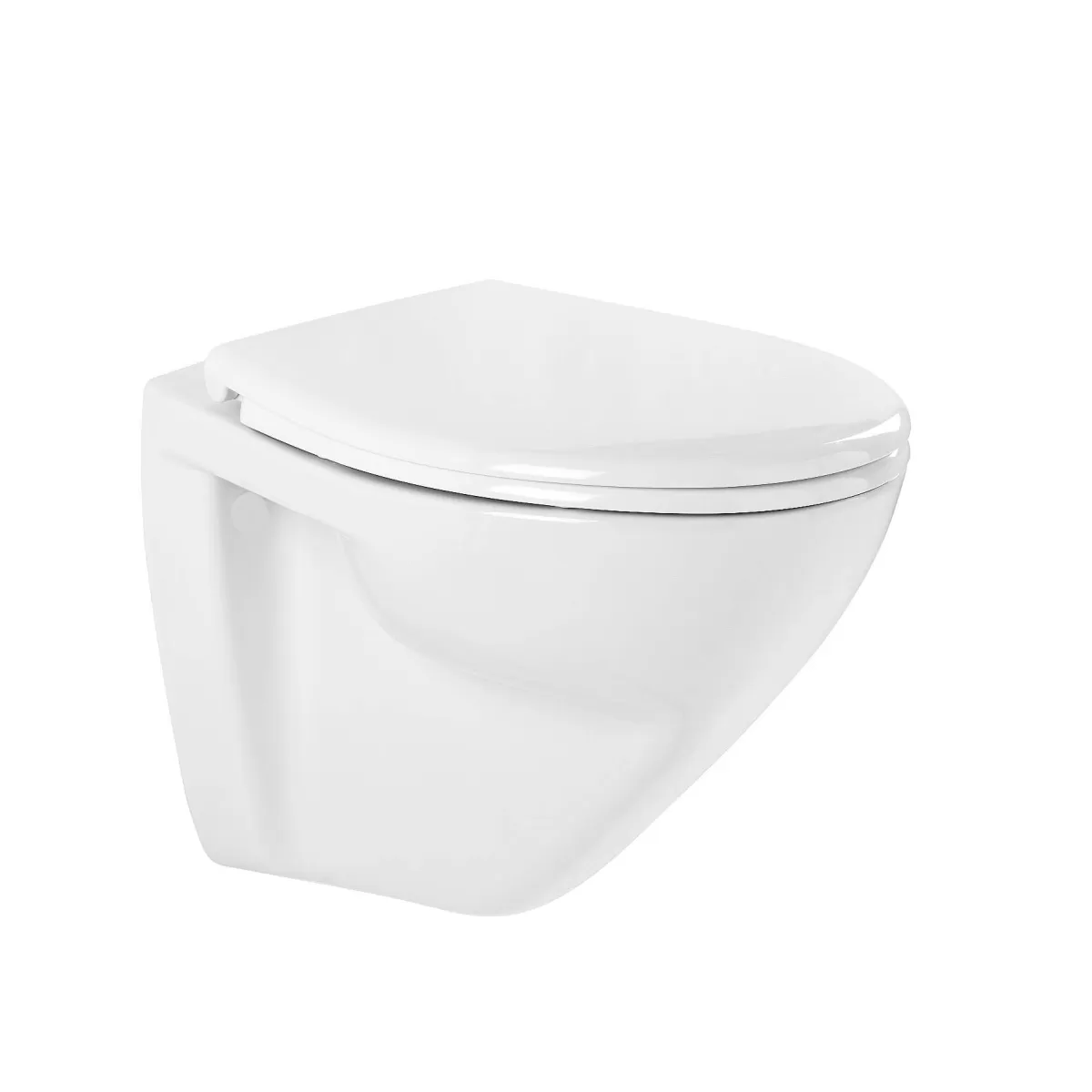 Brico Aquavive Hangtoilet Lanico Wit | Soft-Close Toiletzitting | Randloos Toiletpot Clearance