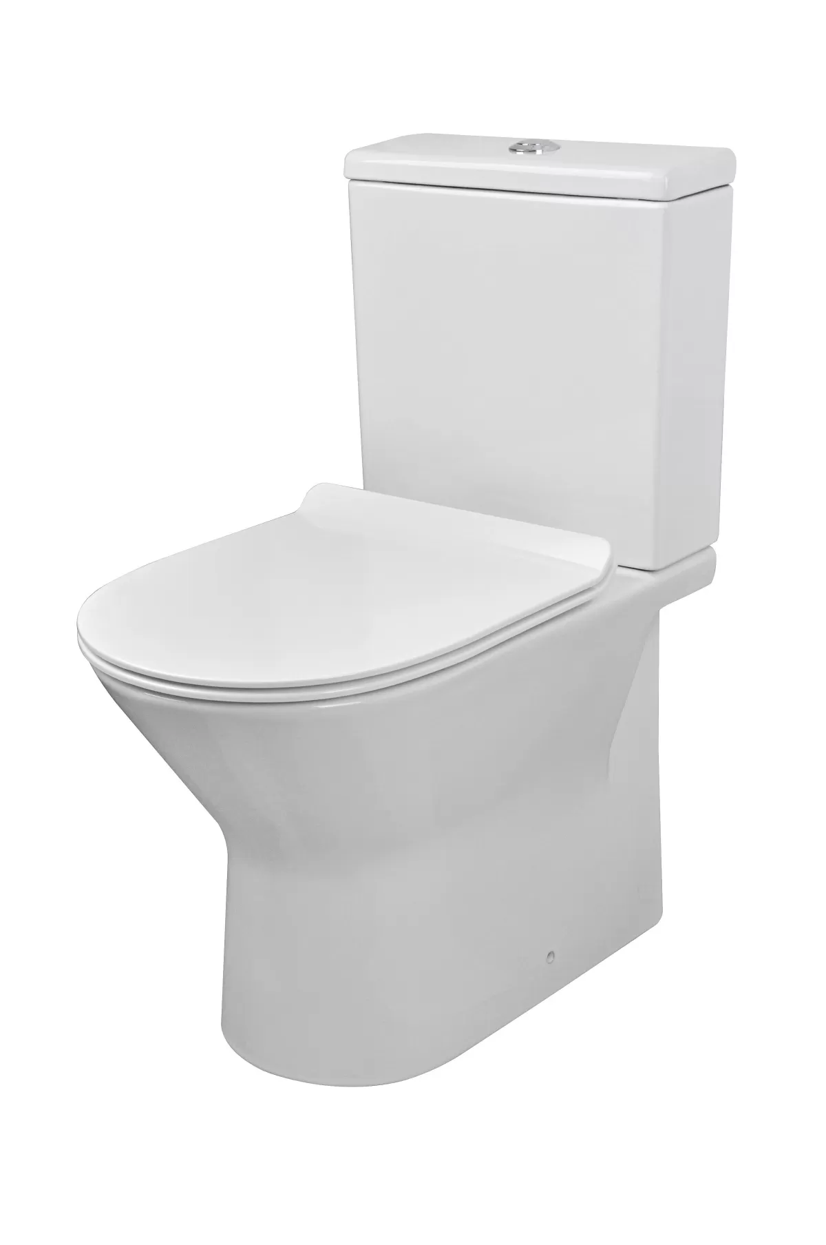 Brico Aquazuro Duoblok Toilet Livenza I Universele Afvoer I Randloos Toiletpot Wit New