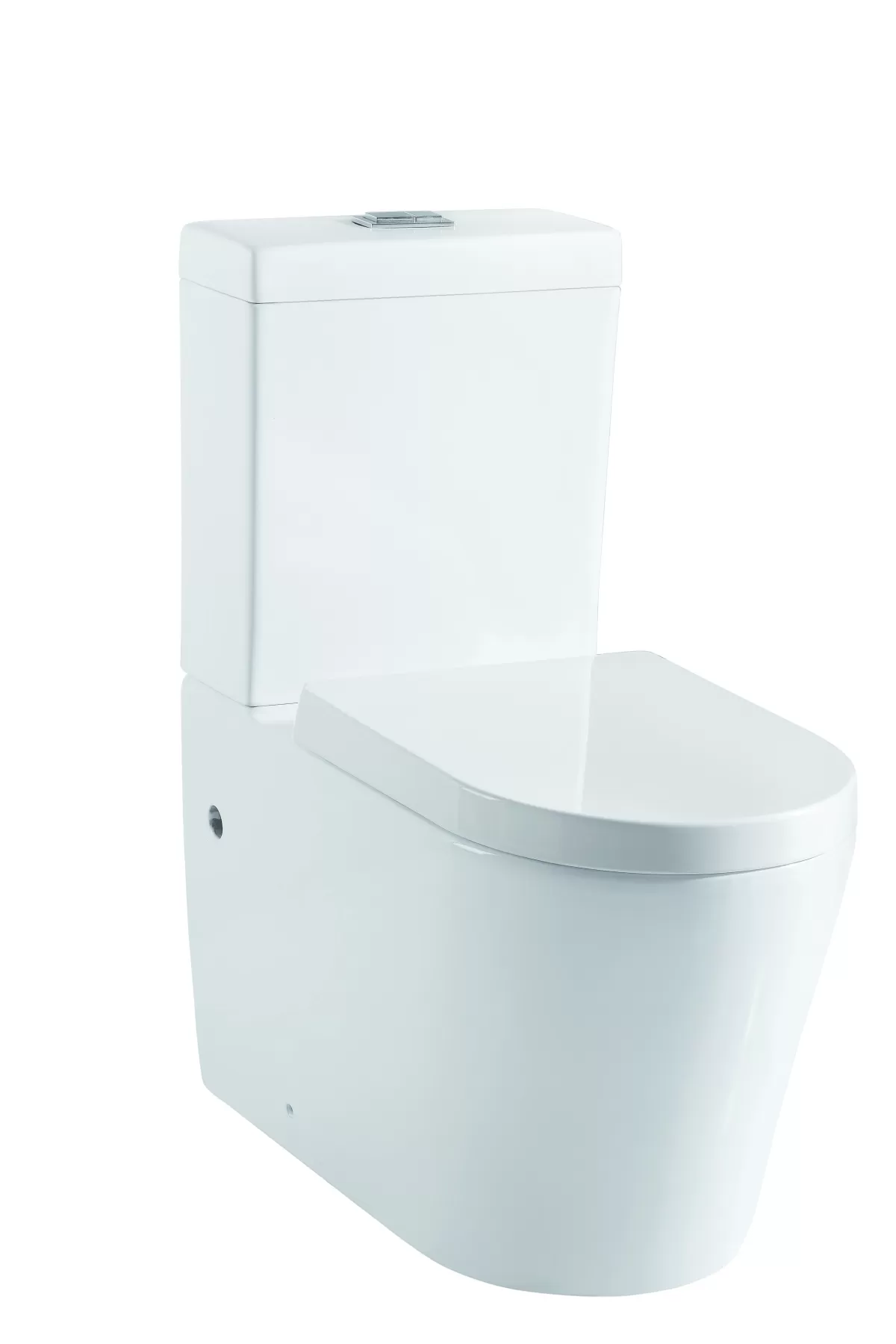 Brico Aquazuro Duoblok Toilet Savio 2 I Universele Aansluiting I Quick Release & Soft-Close Toiletzitting Wit Cheap