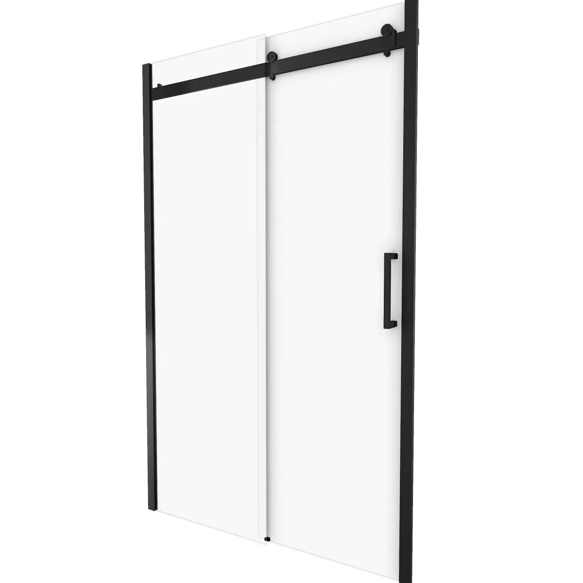 Brico Aurlane Schuifdeur Roll Black 140Cm 8Mm Dik Veiligheidsglas Fashion