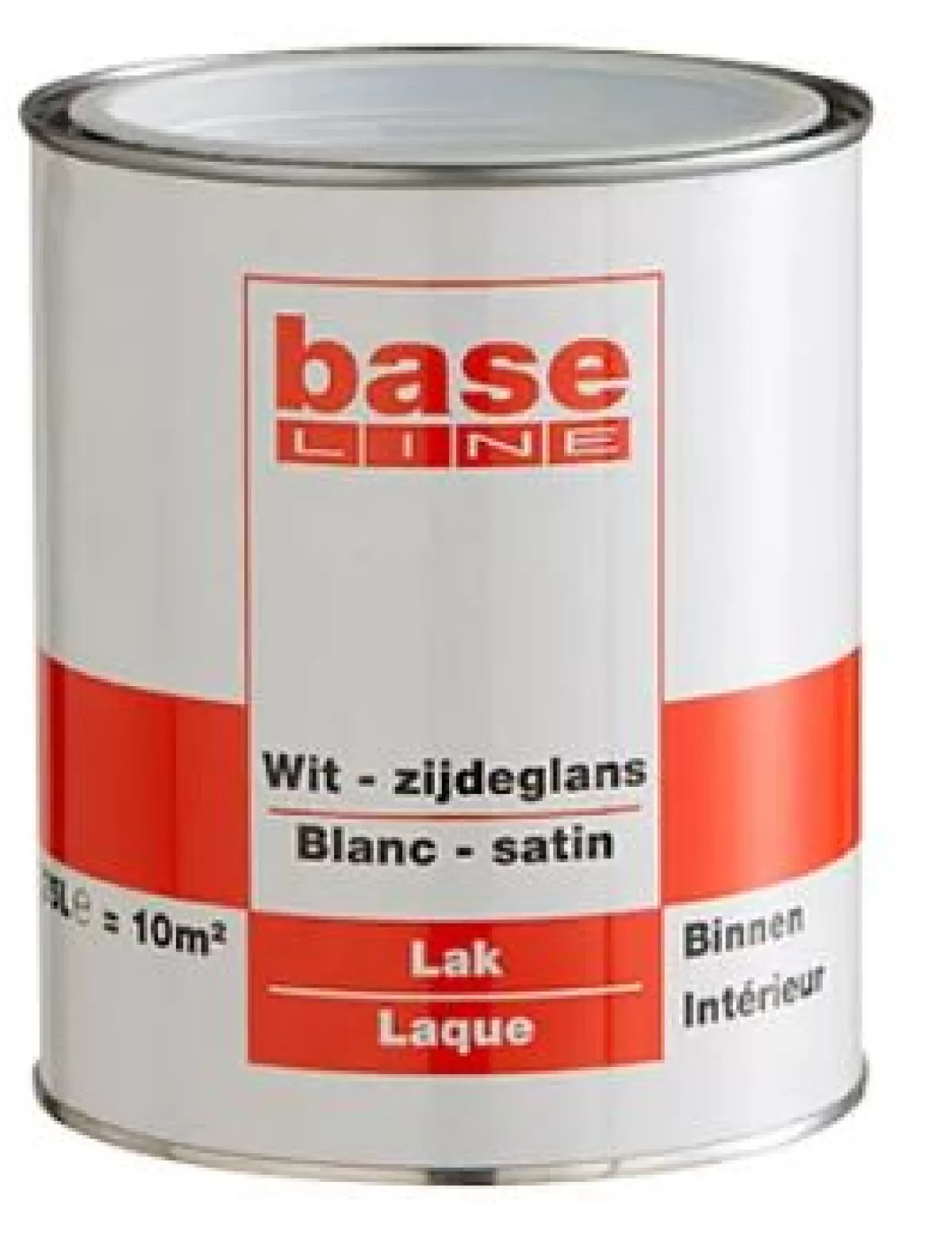 Brico Lakken-Baseline Solventgedragen Lak Zijdeglans Wit 2,5L