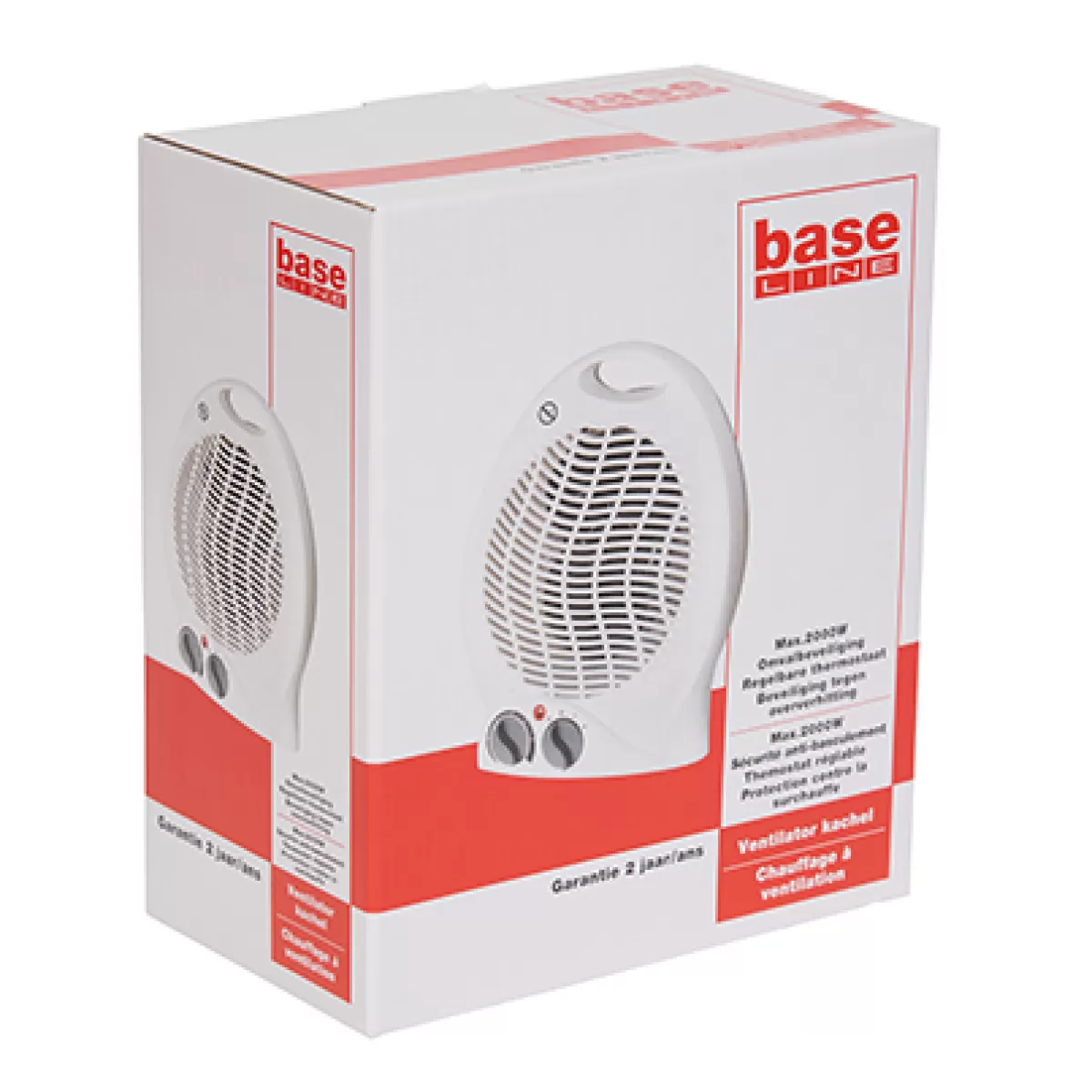 Brico Baseline Ventilatorkachel 2000W Wit