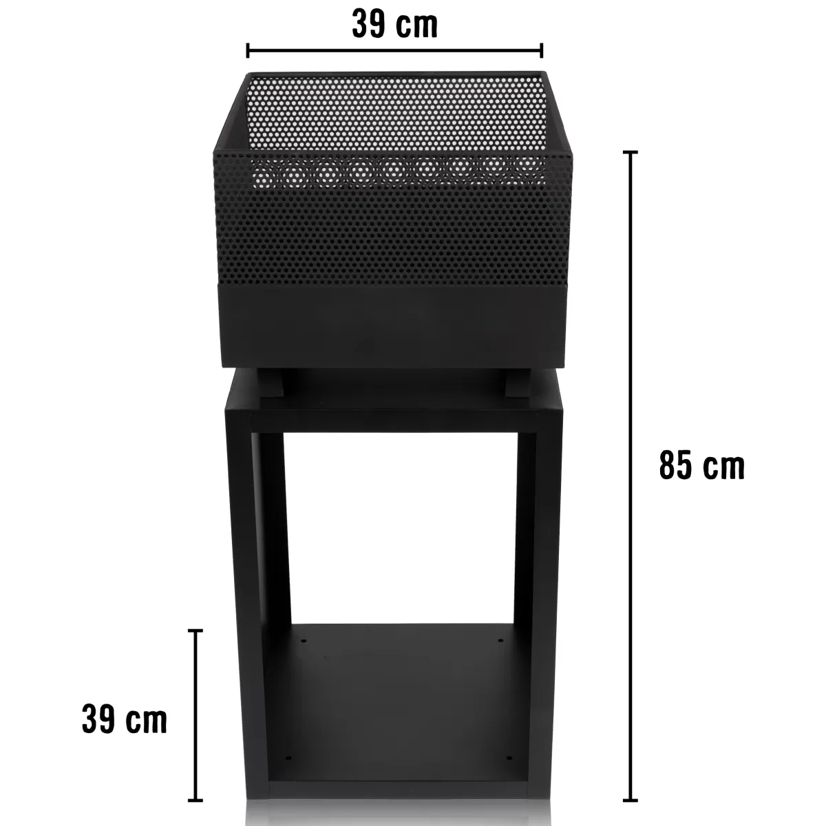 Brico Bbq Collection Vuurkorf Met Vonkenscherm 39 X 39 X 85 Cm
