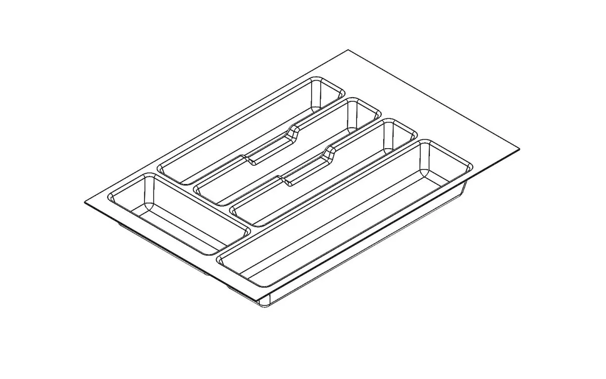 Brico Bestekbak 32Cm Kunststof Donkergrijs Cheap