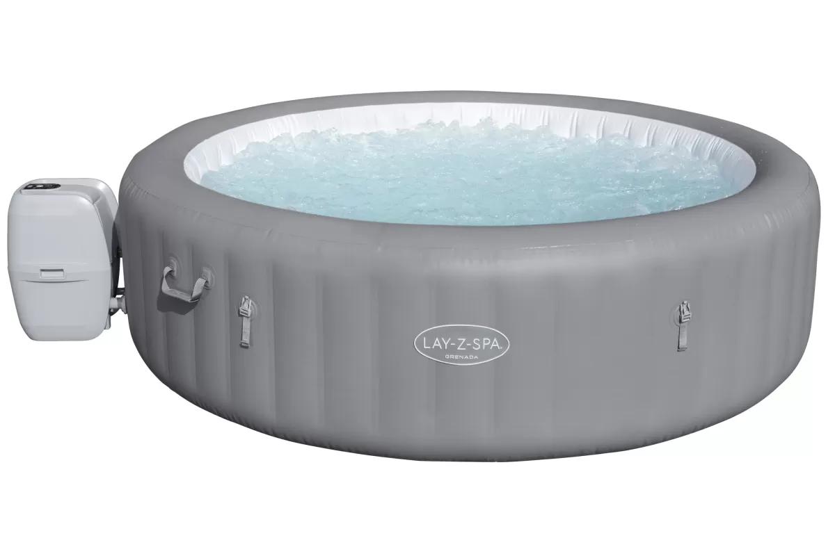 Brico Spa En Jacuzzi-Bestway Jacuzzi Lay-Z Spa 60135 1350L Gris O236X71Cm