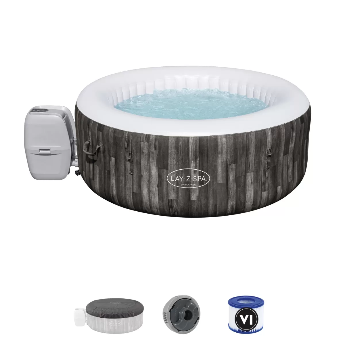 Brico Spa En Jacuzzi-Bestway Opblaasbare Jacuzzi Lay-Z-Spa Bahamas Airjet 669L 4Pers O180X66Cm