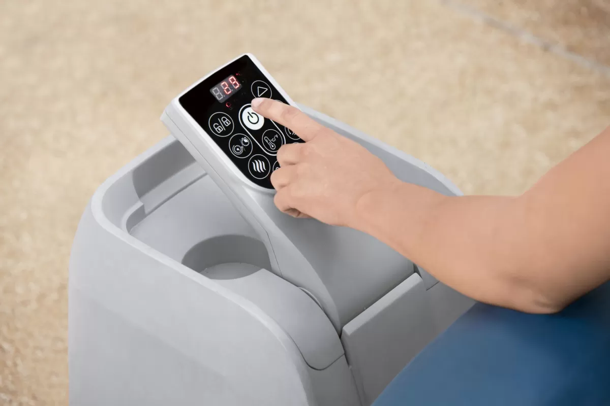 Brico Spa En Jacuzzi-Bestway Opblaasbare Jacuzzi Lay-Z-Spa Milan Airjet Plus Blauw 916L O196X71Cm