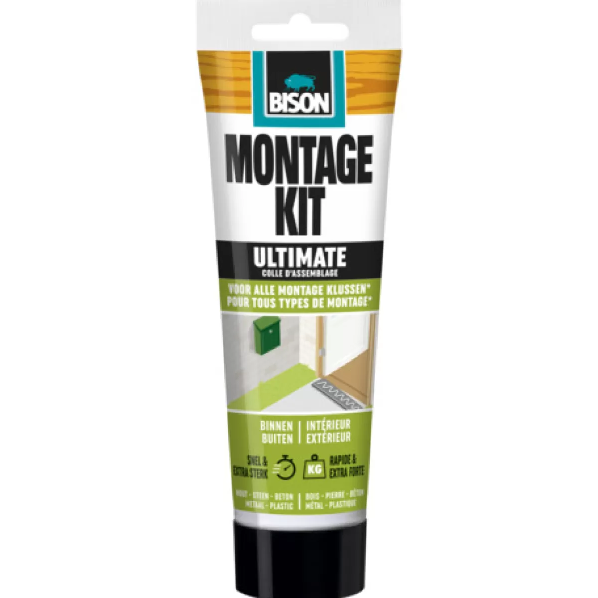Brico Lijm- & Kitpistolen-Bison Montage Kit Ultimate 165Gr