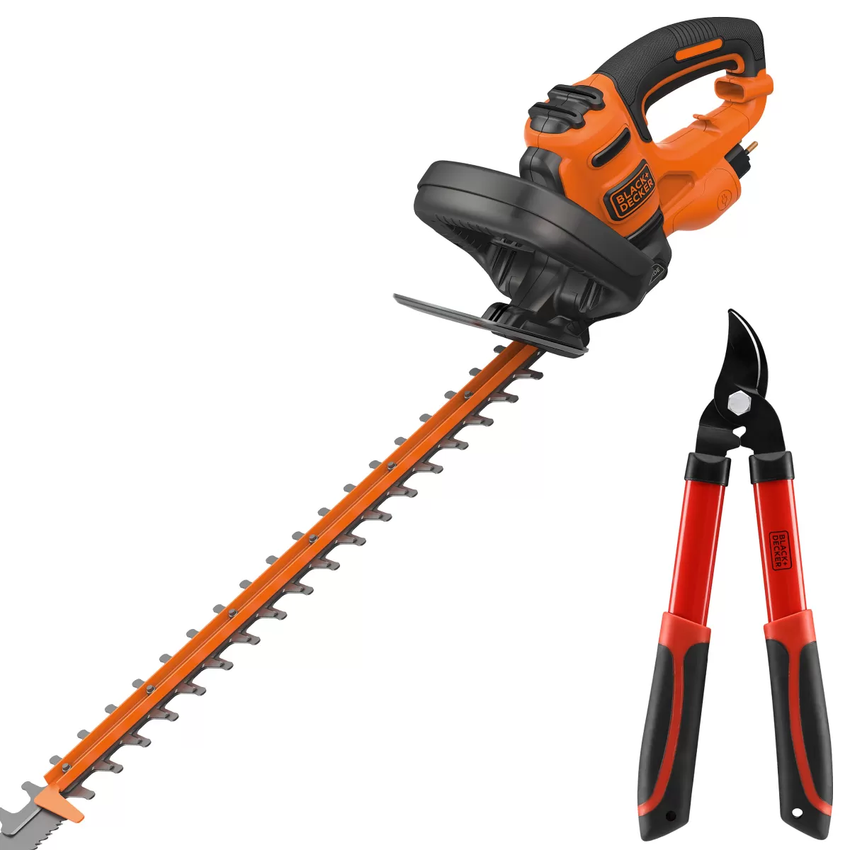 Brico Black+Decker Elektrische Heggenschaar Behts401Kit-Qs 500W + Snoeischaar Discount