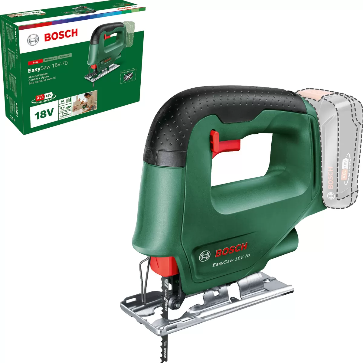 Brico Bosch Accuboormachine Met Klopfunctie + Decoupeerzaag Toolkit 18V (2 Accu'S) Best Sale