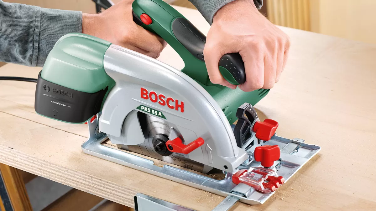 Brico Bosch Cirkelzaag Pks55A 1200W Cheap