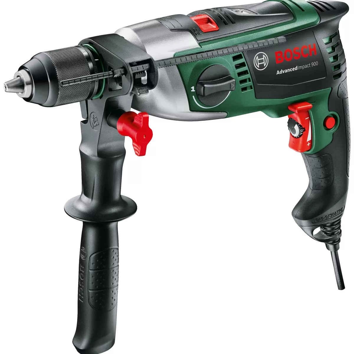Brico Bosch Klopboormachine Advancedimpact 900 + 15-Delige X-Line Mixed Borenset Store