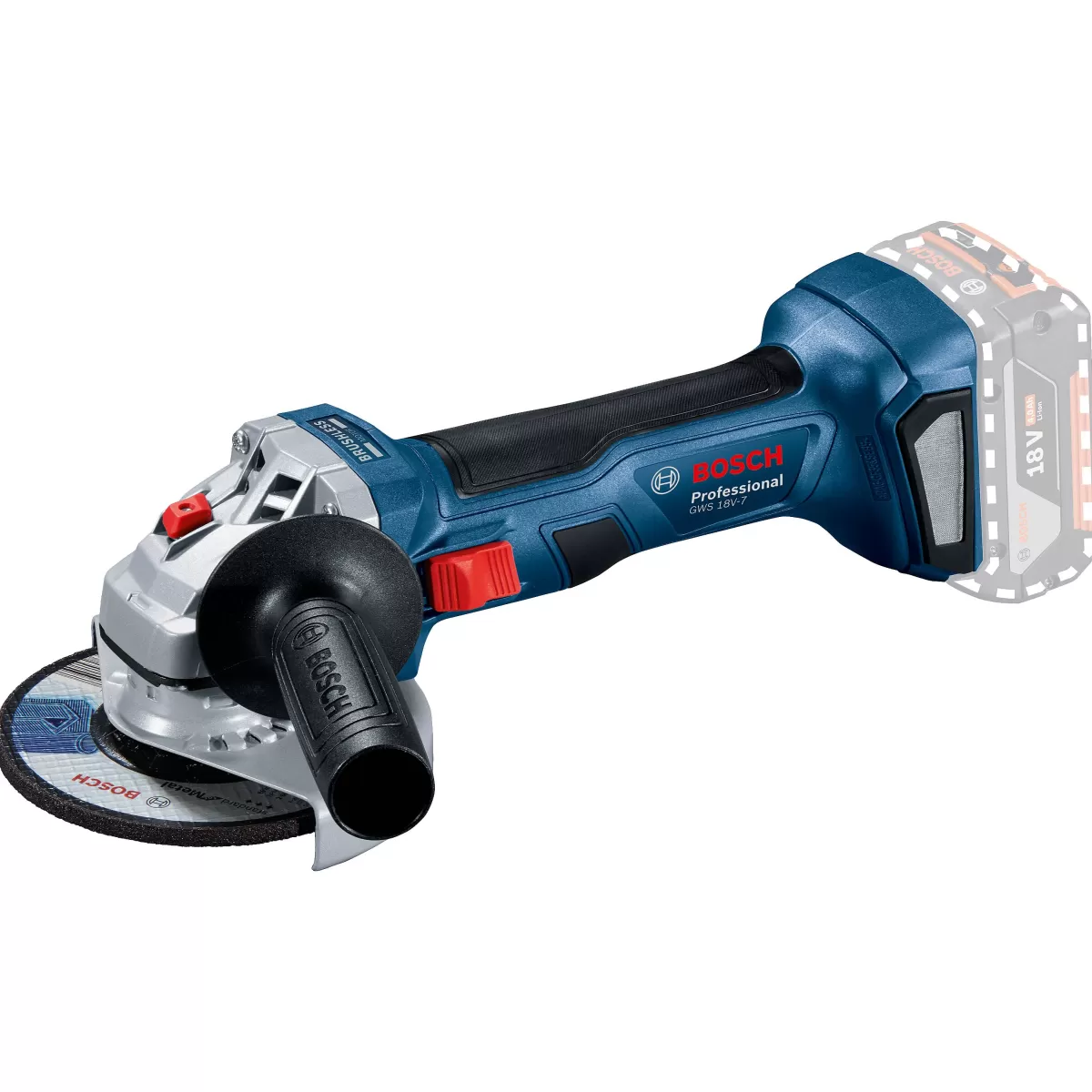 Brico Bosch Professional Haakse Slijper Op Accu Baretool Gws 18V Flash Sale