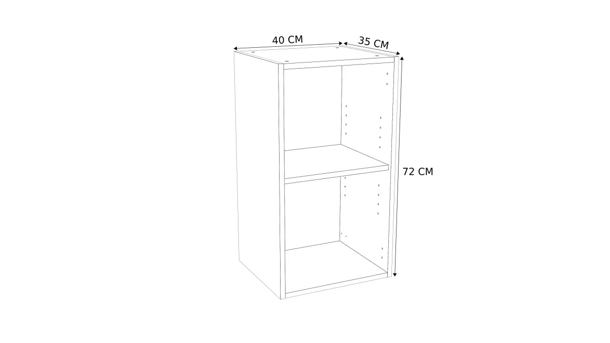 Brico Bovenkast Keuken Modulo Wit 40Cm Cheap