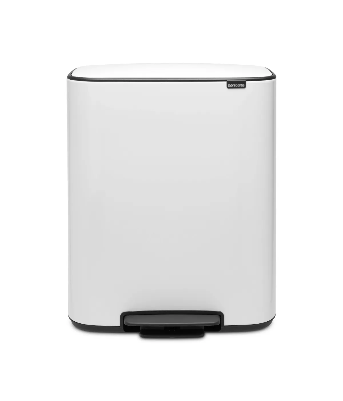 Brico Brabantia Pedaalemmer Bo 2X30L Wit Best