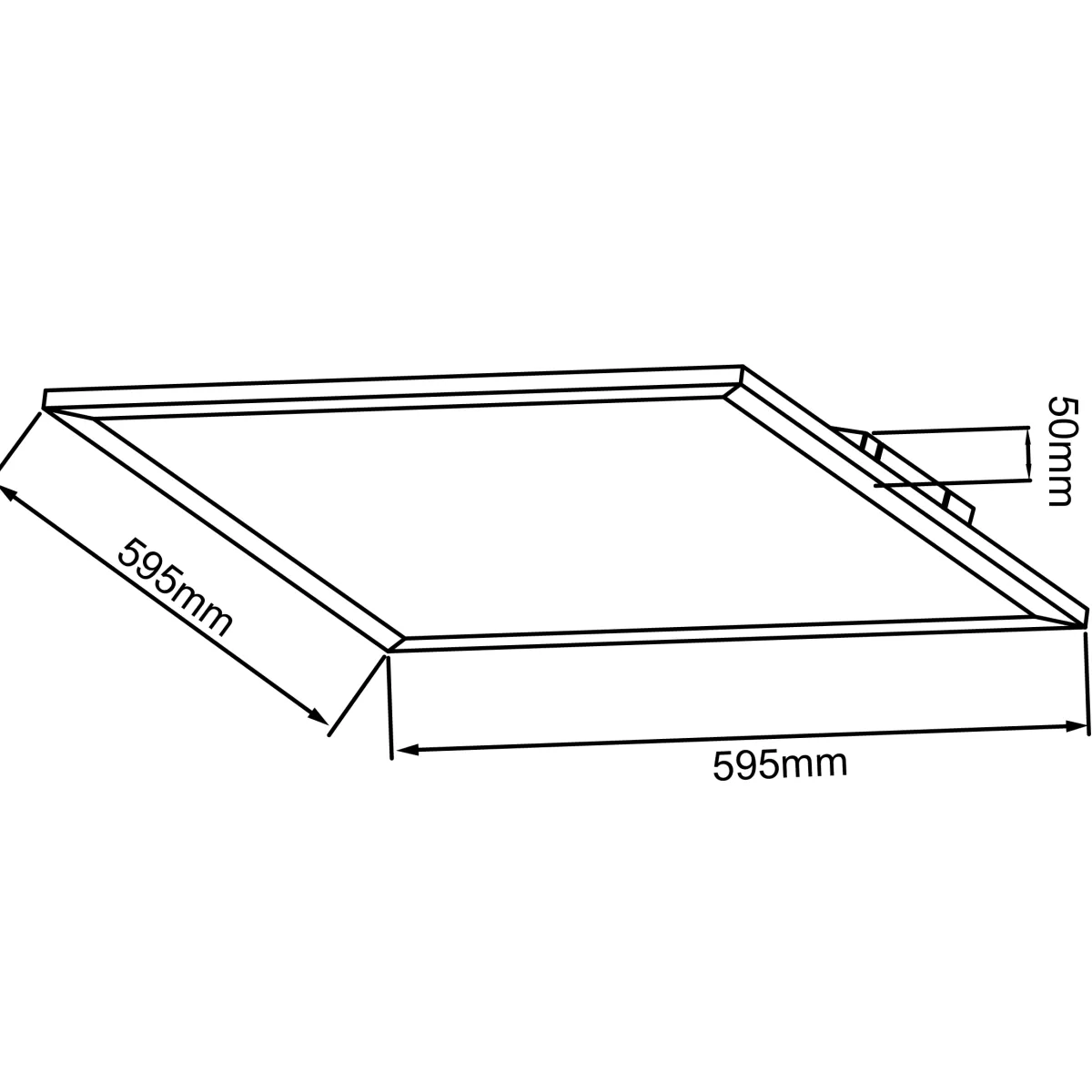 Brico Brilliant Plafondlamp Buffi Led 60Cm 40W