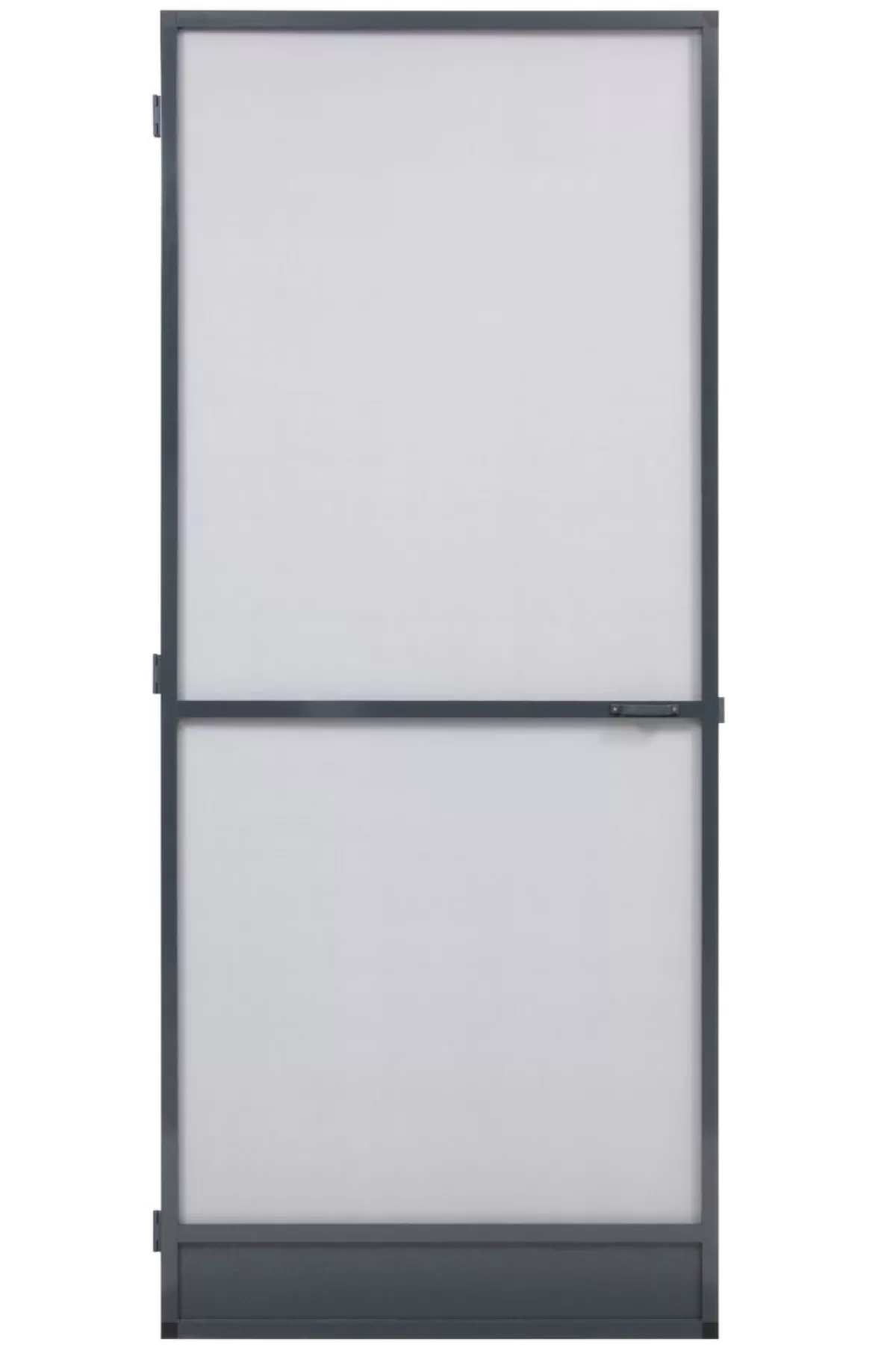 Brico Vliegendeuren-Cando Hordeur Comfort - Magnetische Hordeur - Antraciet Profiel - Grijs Gaas - 100X235Cm