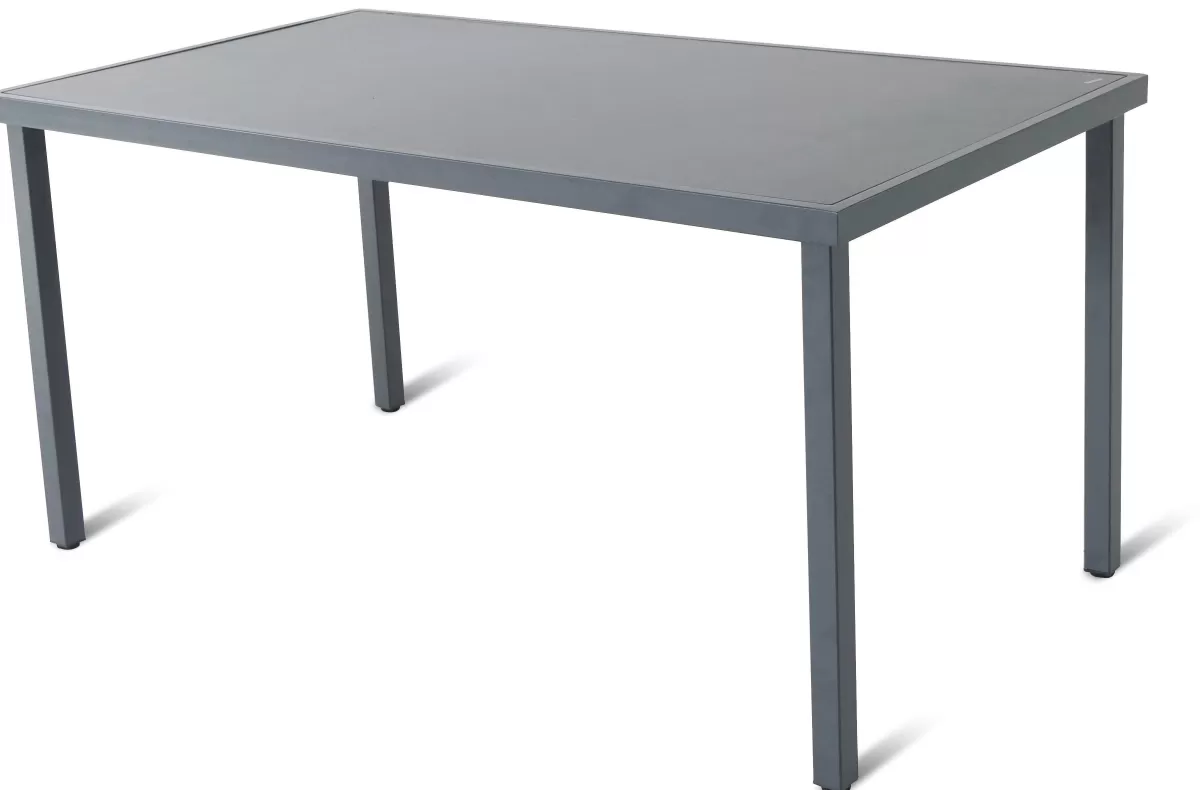 Brico Tuintafels-Central Park Tuintafel Almunda Antraciet Aluminium 145X80Cm