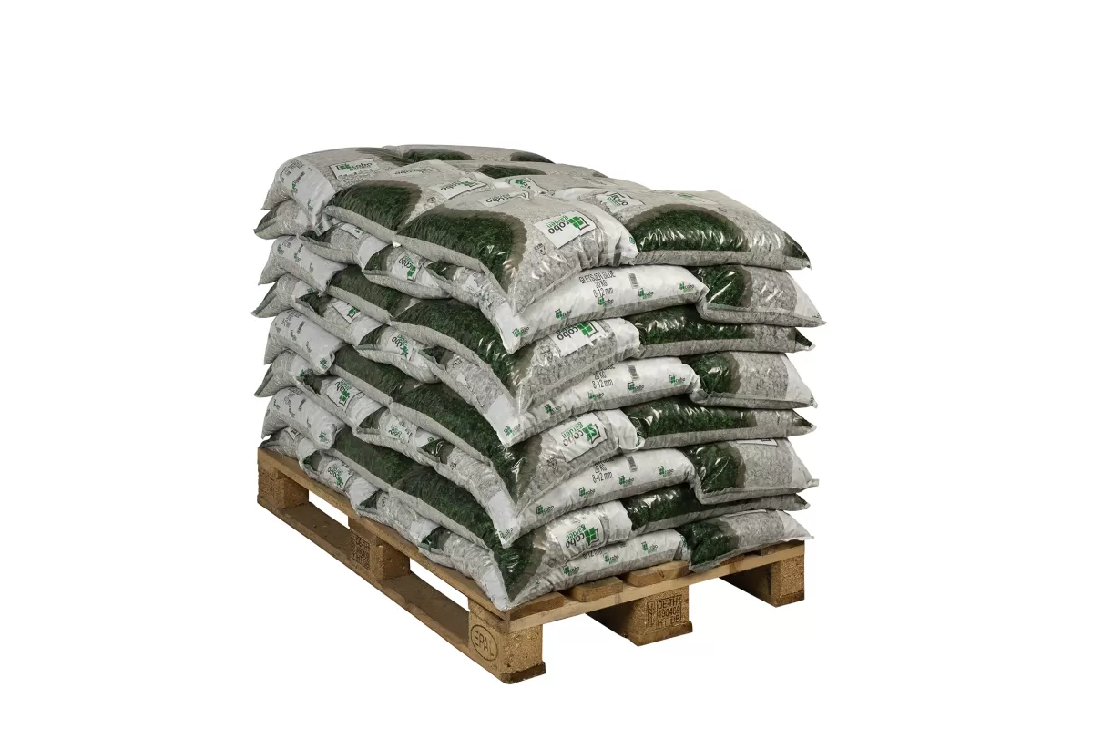 Brico Grind-Coeck Siergrind Gletsjer Blue 8-12Mm 20Kg 56 Stuks + Palet 3004837