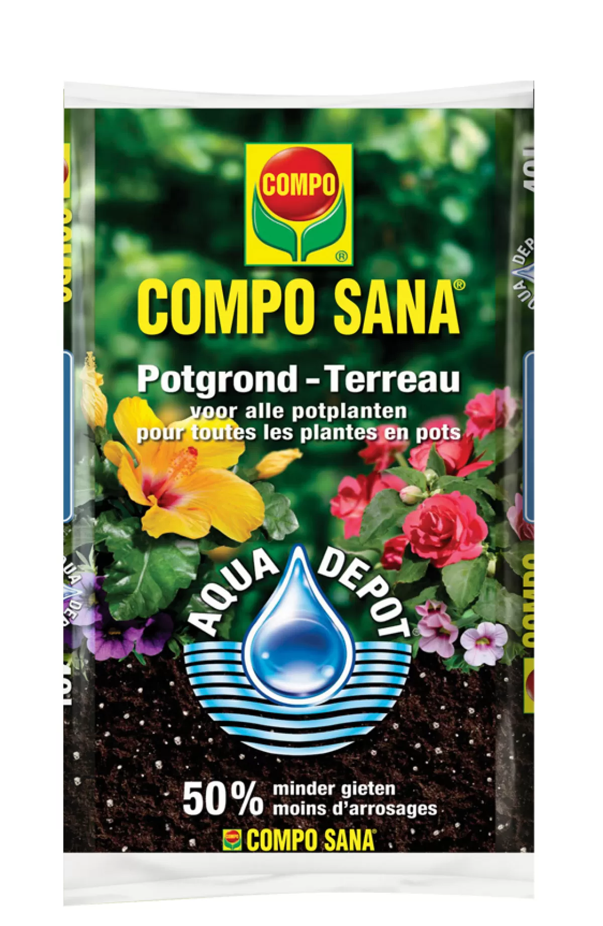 Brico Potgrond-Compo Sana Potgrond Aqua-Depot 40L