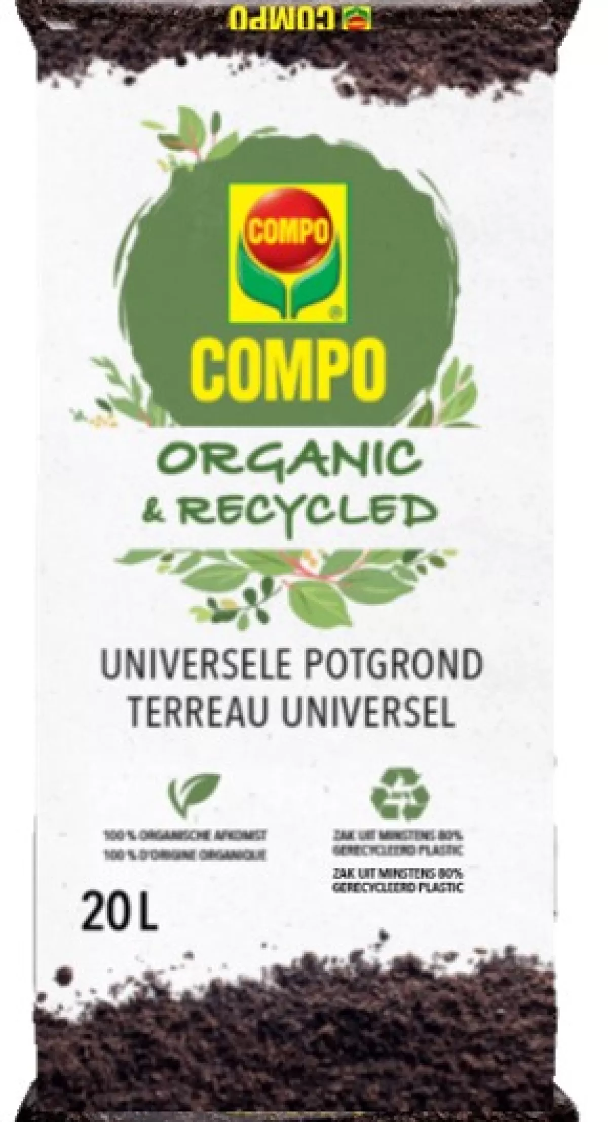 Brico Potgrond-Compo Universele Potgrond Organic & Recycled 20L