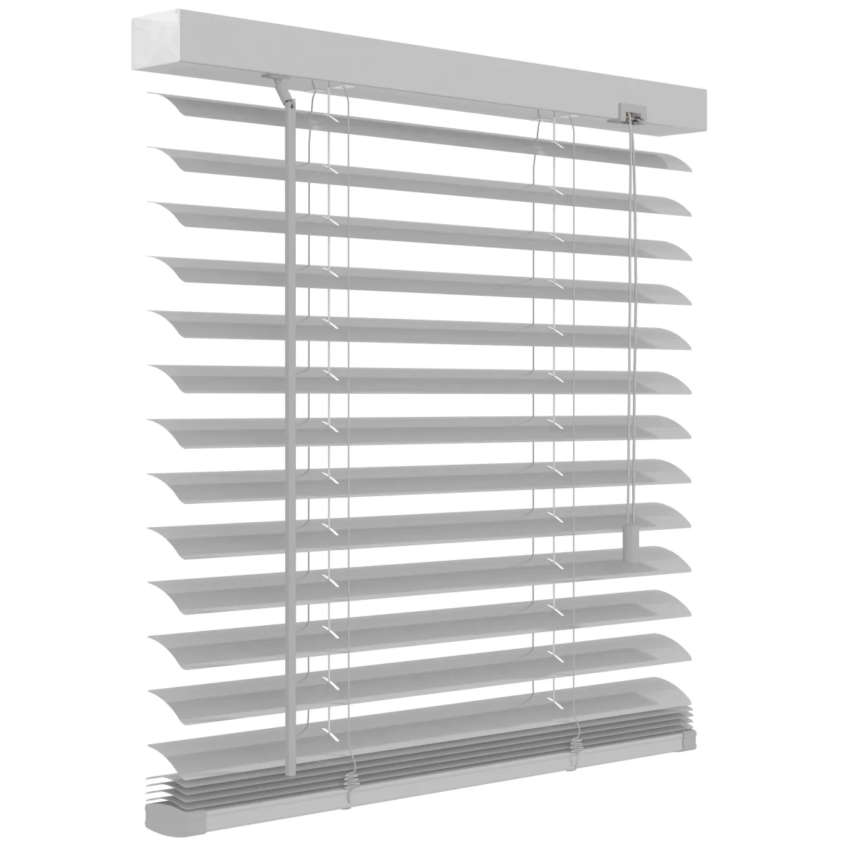 Brico Jaloezieen-Decosol 957 Horizontale Jaloezie Deluxe Aluminium Mat Wit 140X180Cm