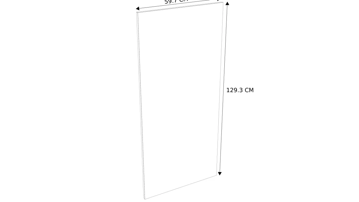 Brico Deur Keukenkast Modulo Emy Hout 60X129,6Cm Discount