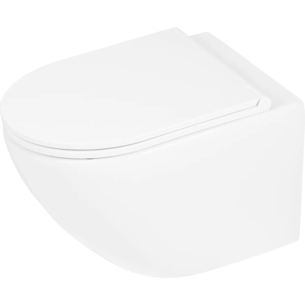 Brico Differenz Hangtoilet Mat Wit | Soft-Close & Quick Release Toiletzitting | Randloos Toiletpot Online