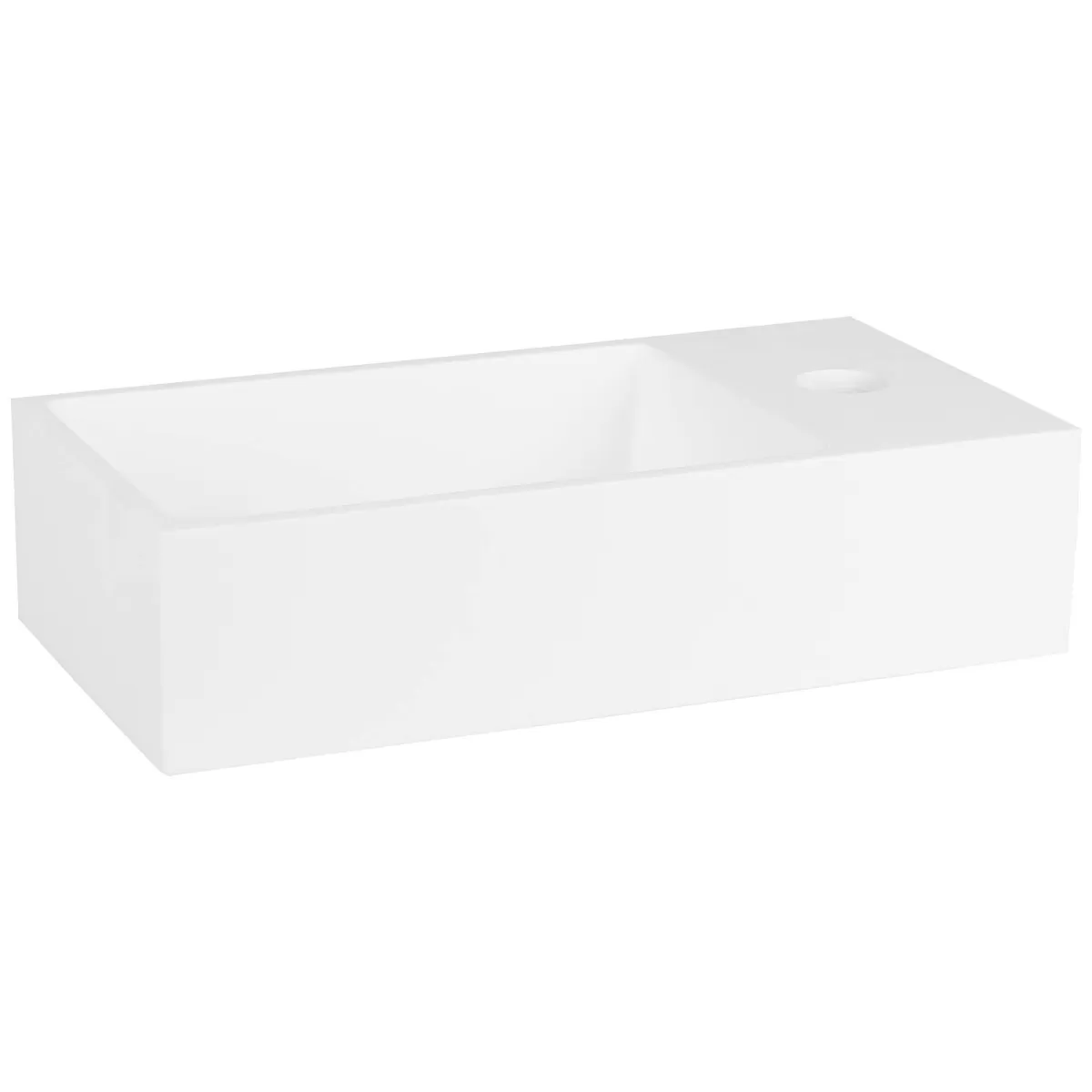 Brico Differnz Fontein 36X185X9Cm Solid Surface Wit Hot