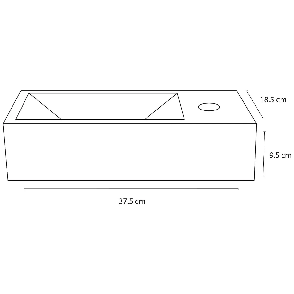 Brico Differnz Toiletfontein Helios Marmer 37,5X18,5X9,5Cm Online