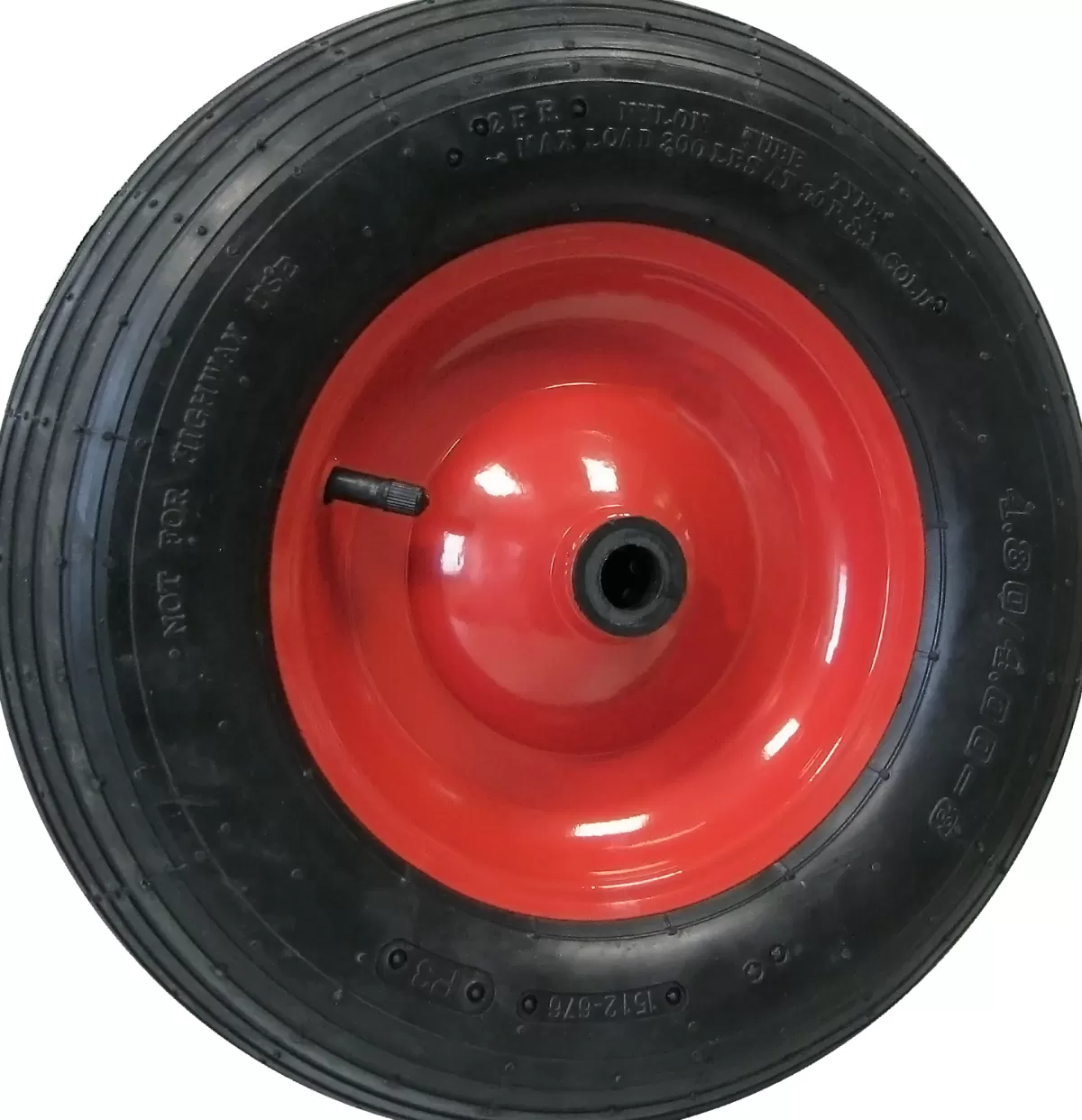 Brico Wielen-Dorner Helmer Wiel Rubber Rood 40Cm