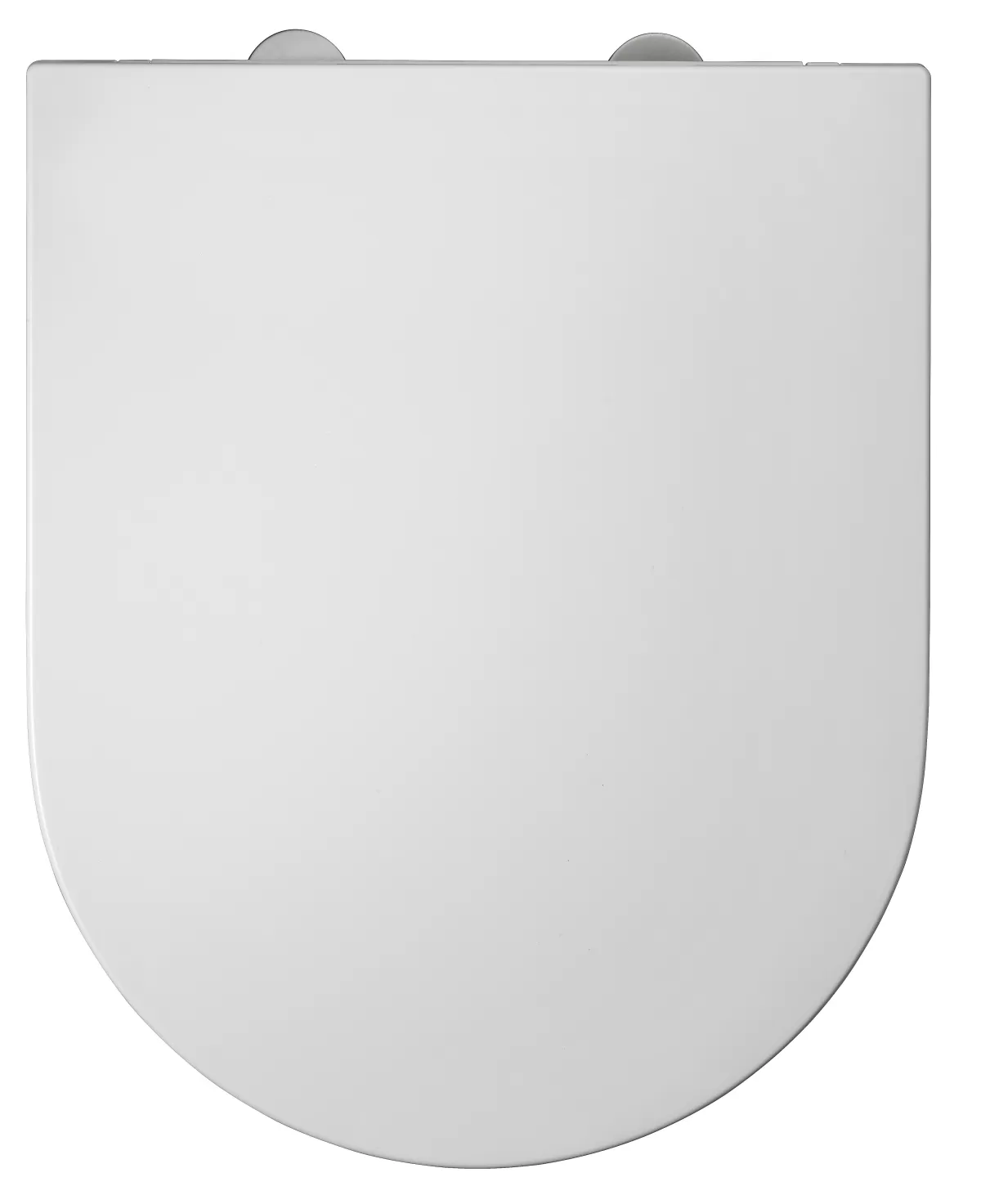Brico Duneo - Wc-Zitting In Thermohardende Kunststof - Inox Scharnieren - Afklikbaar Met 1 Knop - Soft Close Sluiting - Anti-Bacterieel - D-Vorm - Vorm Aangepast Aan Rechte Wc-Potten - Extra Plat Ontwerp Cheap