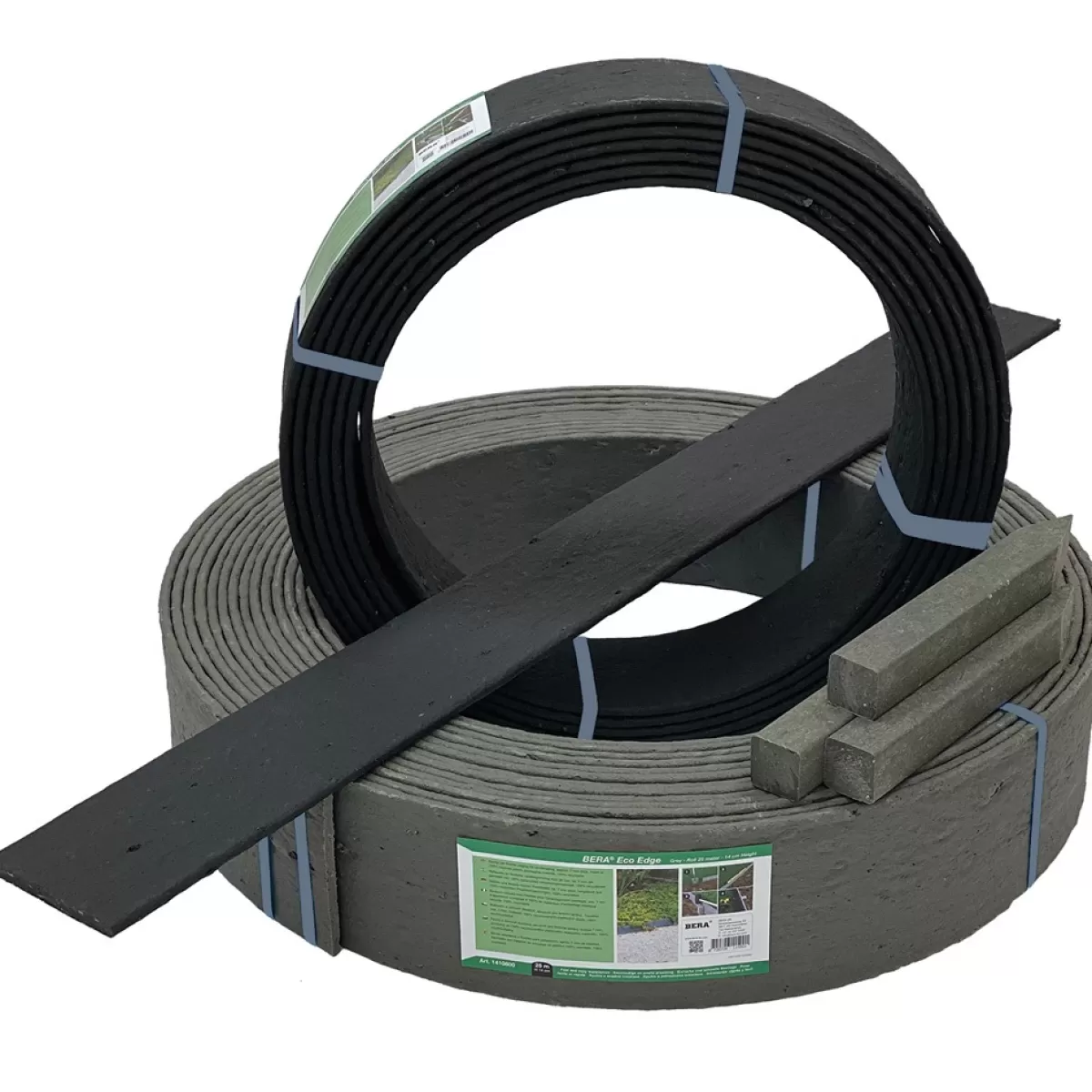 Brico Opsluitbanden & Boordstenen-Eco Edge Kantopsluiting Rol - Zwart - 1000 X 14 X 0,7 Cm