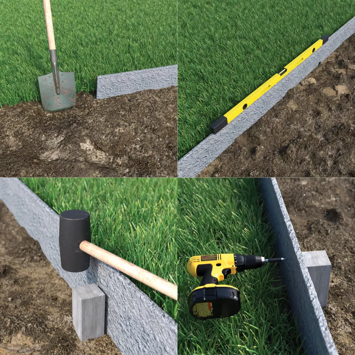 Brico Opsluitbanden & Boordstenen-Eco Edge Kantopsluiting Rol - Zwart - 1000 X 14 X 0,7 Cm