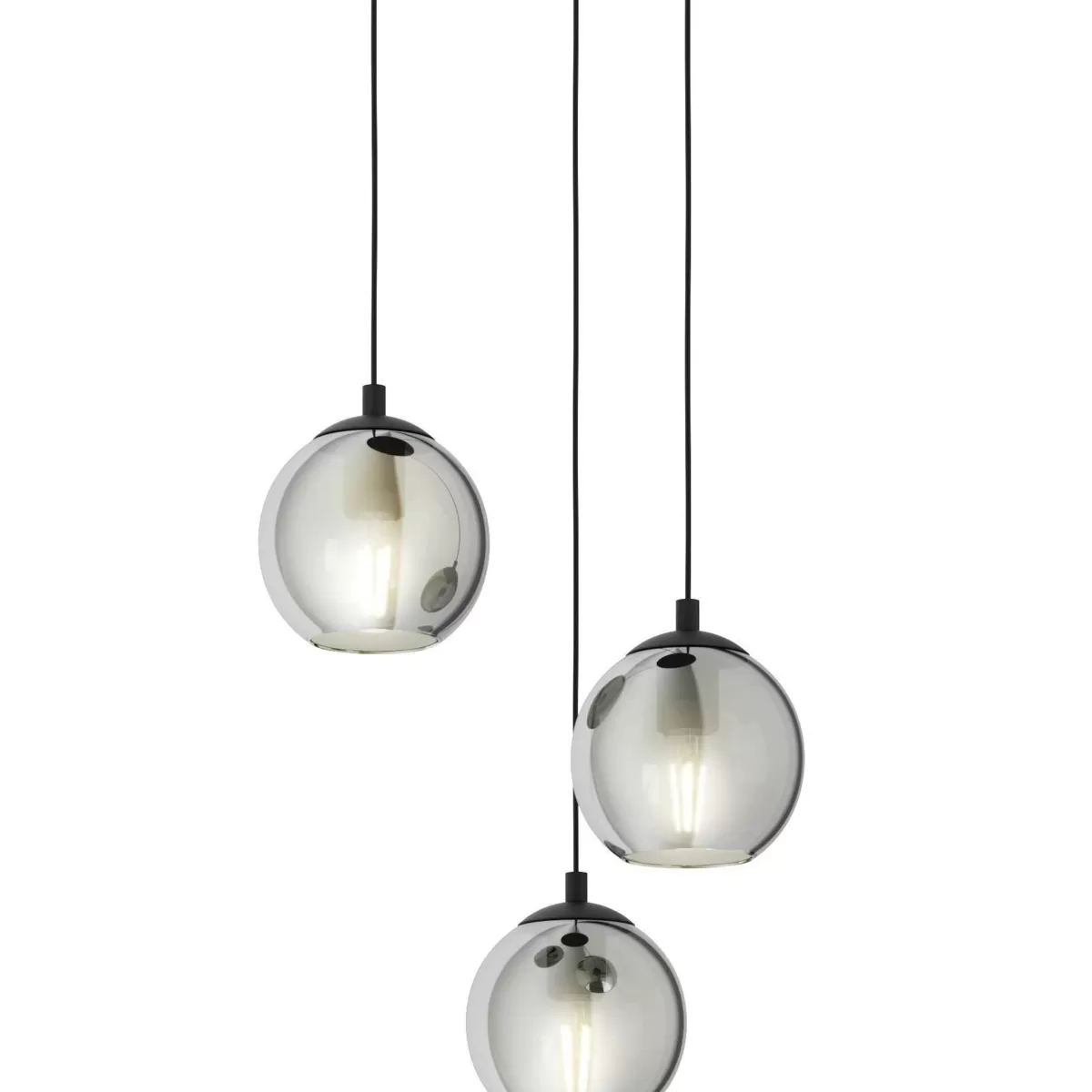 Brico Eglo Hanglamp Ariscani Zwart 3Xe27