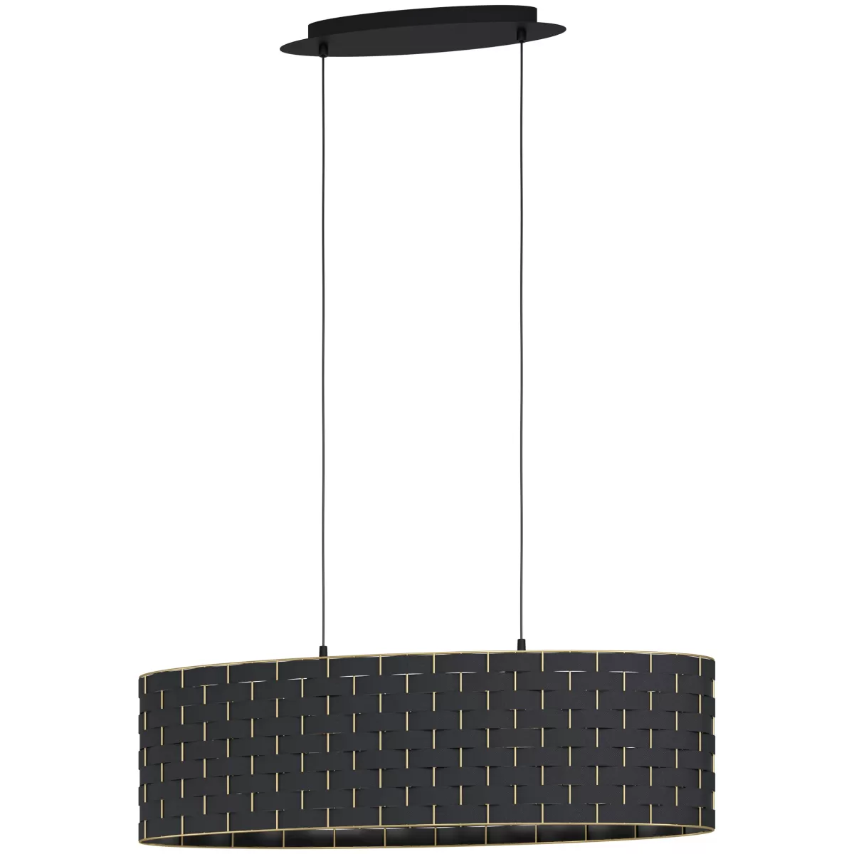 Brico Eglo Hanglamp Casibare Zwart Dia15Cm E27 40W