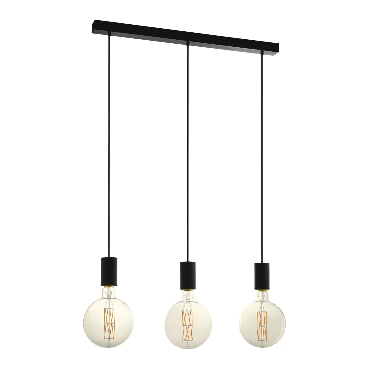 Brico Eglo Hanglamp Pozueta Zwart 3Xe27