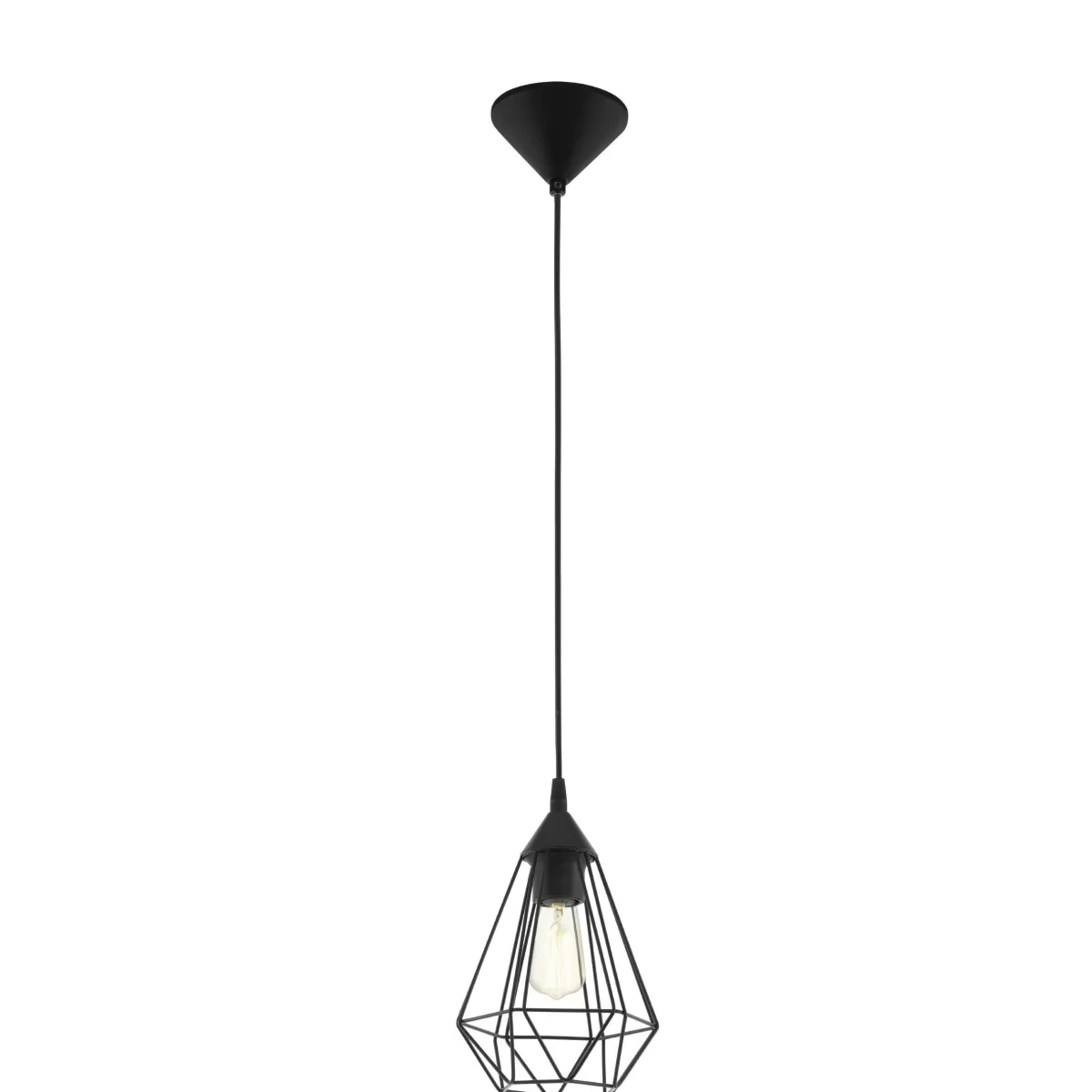 Brico Eglo Hanglamp Tarbes Zwart E27