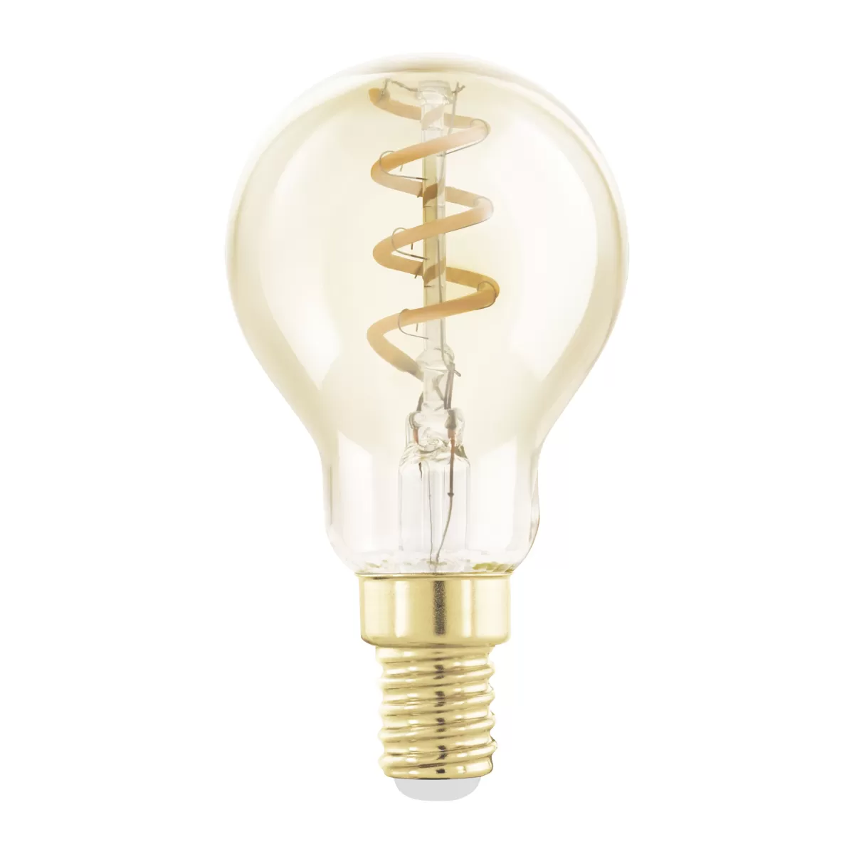 Brico Eglo Ledfilamentlamp P45 Amber Spiraal E14 4W