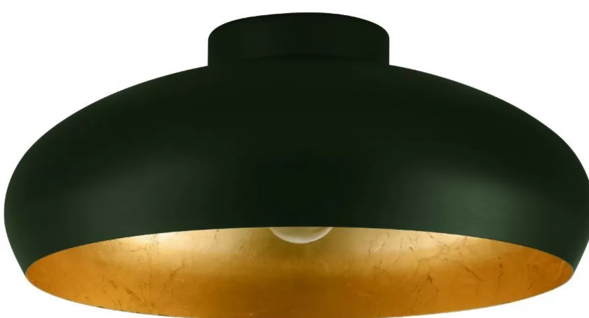 Brico Eglo Plafondlamp Mogano Zwart Goud 30Cm E27