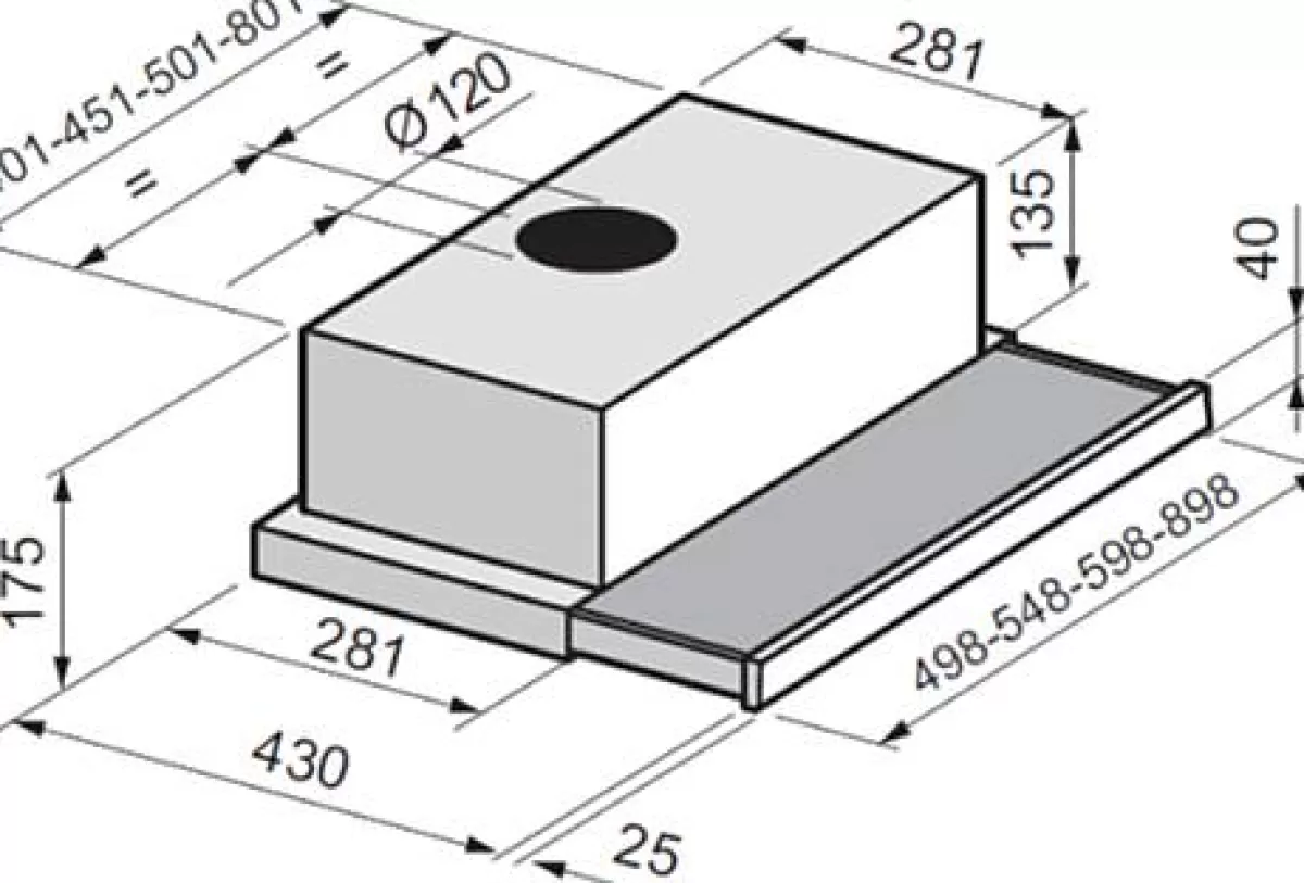 Brico Electrum Telescopische Afzuigkap Th612Lx Rvs Hot